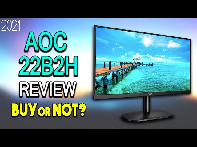 AOC 22B2H LED Monitor Review - Buy or Not? | Best Budget Monitor 2021?