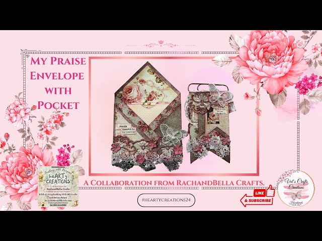 My Praise Envelope with Pockets- Rach and Bella Collaboration #heartycreations24