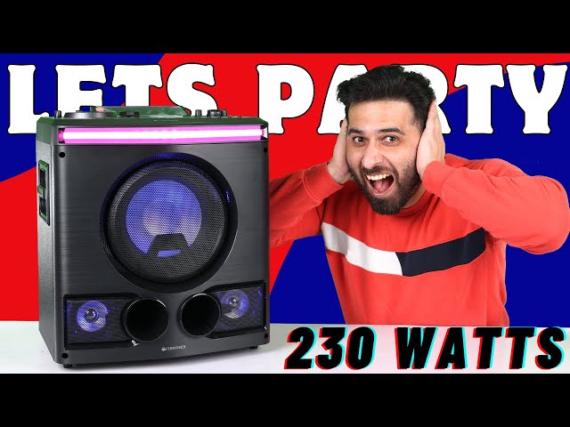 Get the Party Vibe with Zebronics Zeb Thrum DJ Party Speaker 230 Watts of Power | Born Creator