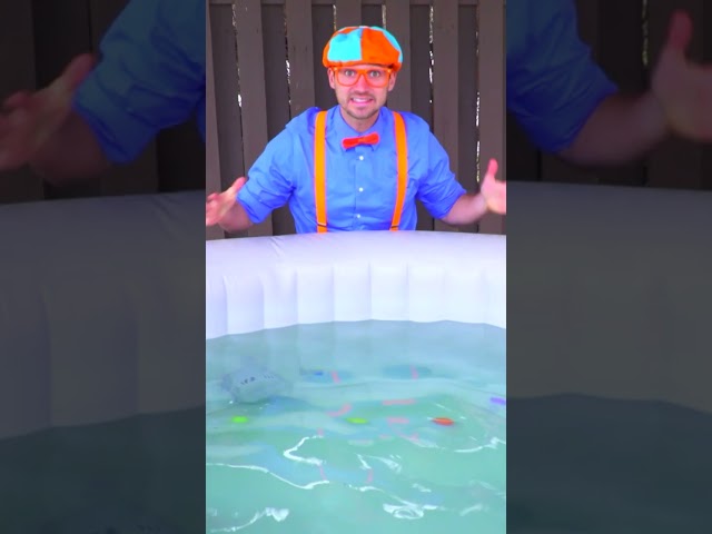 Blippi Learns Colors with Toys #blippi #toys #boats #learning #educational #shorts #colors
