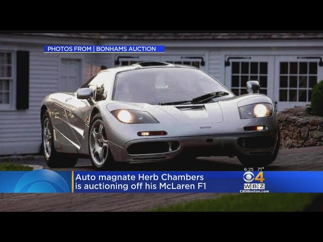 Auto Magnate Herb Chambers Auctioning Off McLaren F1