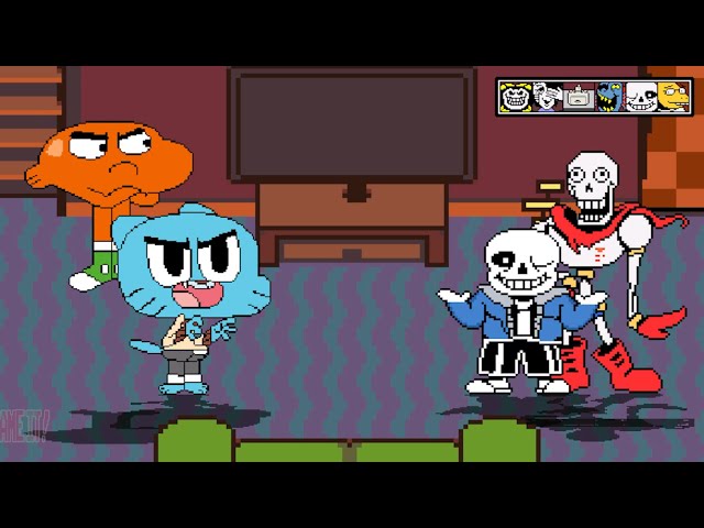 Gumball and Darwin Fights and Destroys Famous Duos Part 2