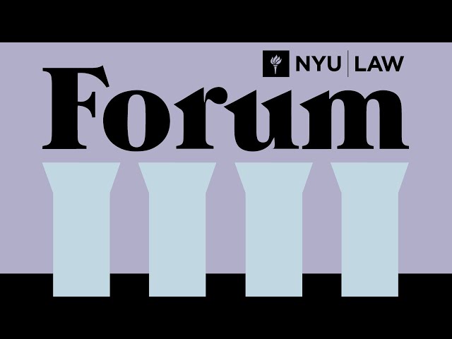 NYU Law Forum—The Legalization of Corruption in the United States