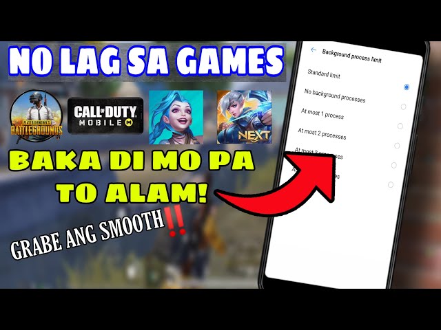 GAMER OPTIONS! Tips For Faster and Smoother Gaming Performance para sa Android Device mo!
