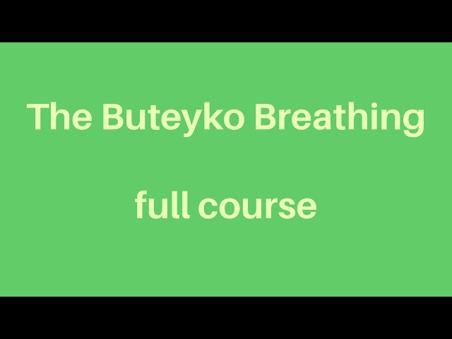 Breathwork. Buteyko Breathing. Lesson 16. Load regulation during the practice.