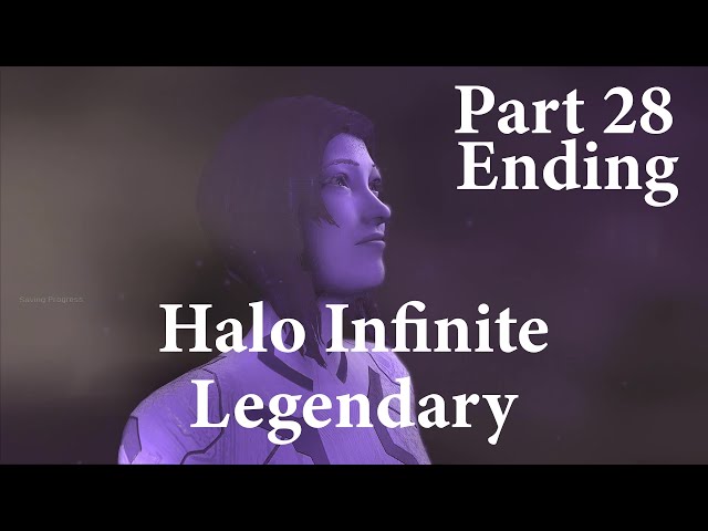 Halo Infinite - Legendary Playthrough - Part 28 - Silent Auditorium - Ending - Harbinger Boss Battle
