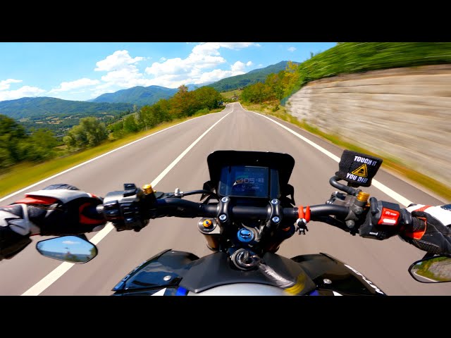 Yamaha MT-09 SP | FULL THROTTLE to the Mountain [RAW 4K]