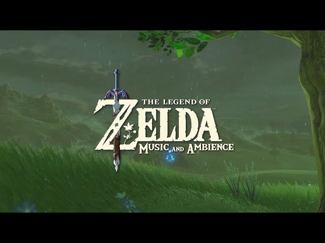 Relaxing video game music calm your mind while it's raining outside ambience.(mostly Zelda music)