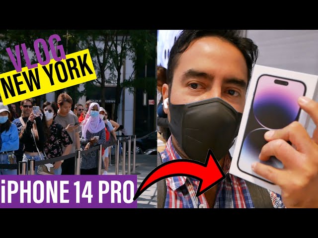 Comprando El iPHONE 14 PRO En La APPLE STORE De NUEVA YORK #apple #iphone14pro