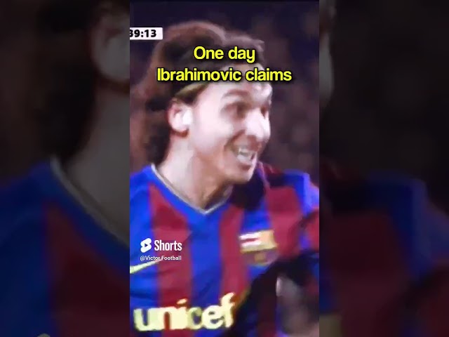 Zlatan Ibrahimovic Reason he failed at FC Barcelona #football #shorts #ibrahimovic #messi #guardiola