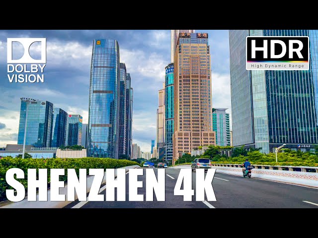 Shenzhen, China, this is the future, drive around the fastest growing city in the world｜4K HDR