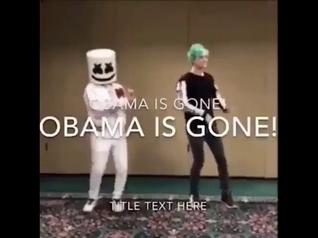 Obama is gone