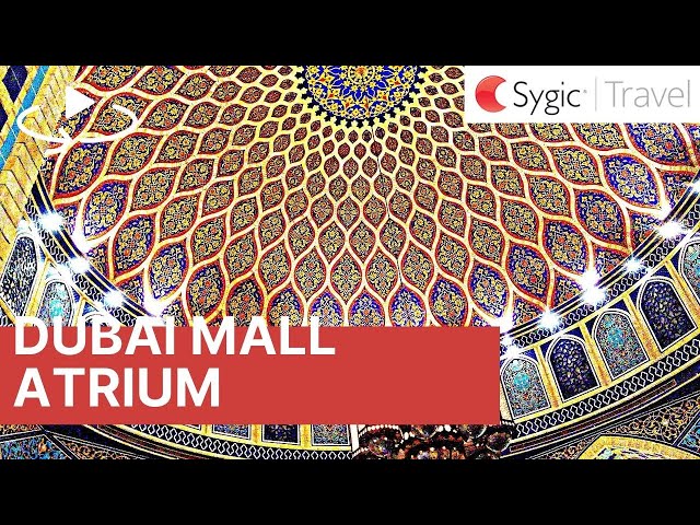 360 video: Dubai Mall Atrium, Dubai, United Arab Emirates