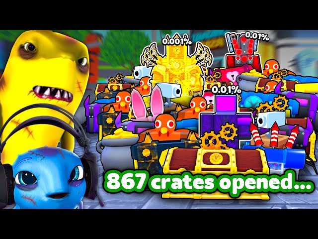 Opening Crates Until I Unbox EVERY 0.01% Unit in Toilet Tower Defense