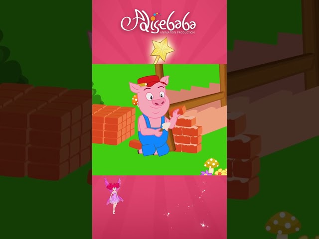 Three Little Pigs #shorts #english #fairytales #stories #forkids