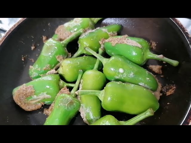Chatpati Masala bhari mirchain | Stuffed fried chillies | Hyderabadi masala mirch