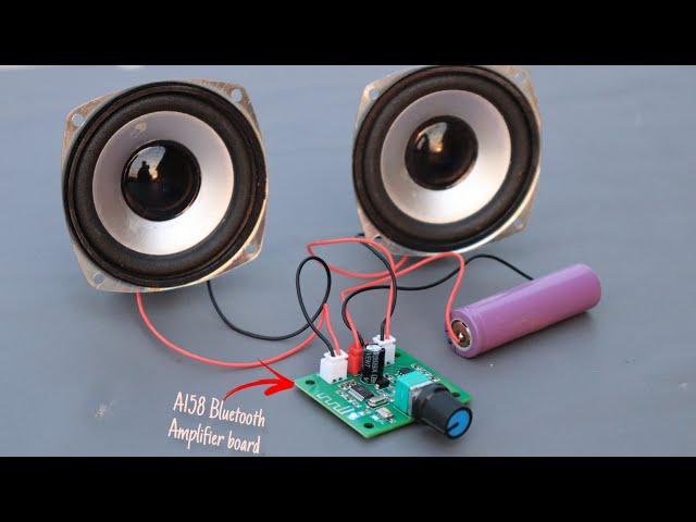XH-A158 Bluetooth Amplifier board | Full wiring and sound test
