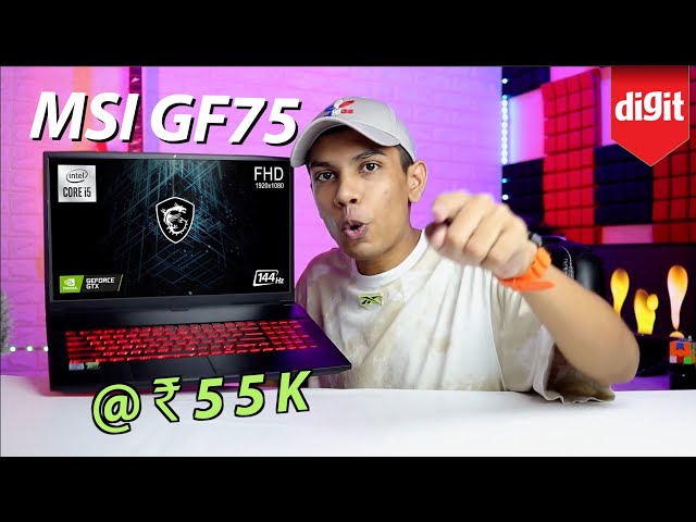 MSI GF75 Thin (i5 10300H + GTX 1650) Gaming Review: Best Laptop Under 60000?🤔