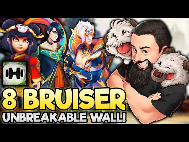 8 Bruiser - What a Highroll Reforger!! | TFT Inkborn Fables | Teamfight Tactics