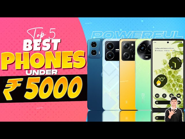 Top 5 Best Smartphone Under 5000 in April 2024 | Best Entry-Level Phone Under 5000 in INDIA 2024