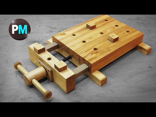 How I made a reliable wooden vise from an old jack | Diy | Tools