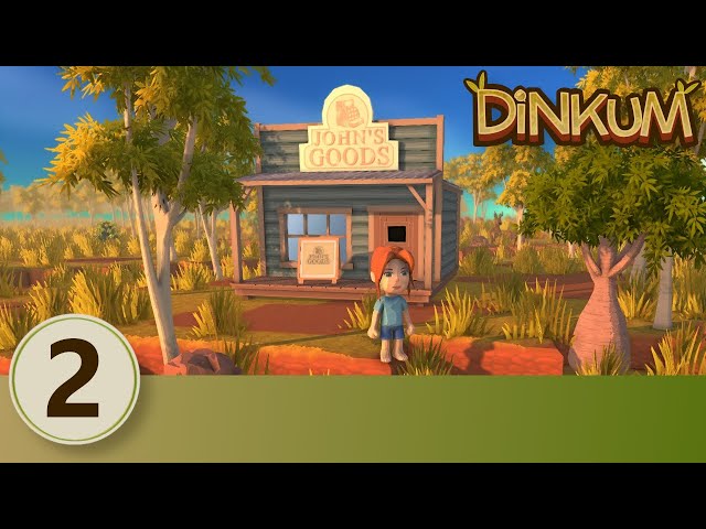 Building John's Goods and Adventuring! - Dinkum Early Access - Episode 2
