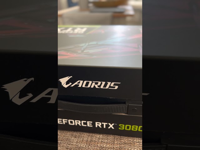 Quick unboxing Nvidia Gigabyte RTX 3080 Ti Aorus Master.