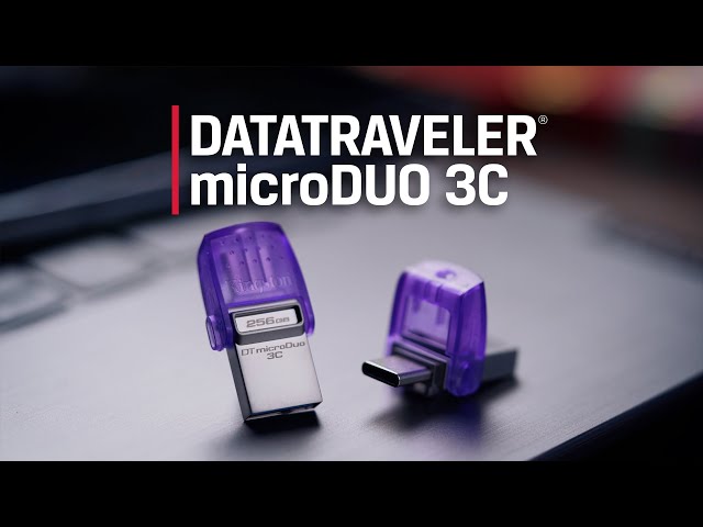 Szybka pamięć flash USB typu C® i typu A — DataTraveler® microDuo™ 3C — Kingston Technology