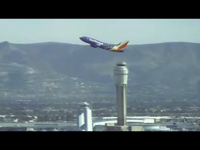 Las Vegas airport live camera with flight tracking and tower ATC | McCarran Airport | Plane Spotting