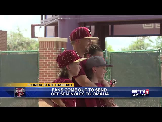 Fans send off Florida State baseball to Omaha