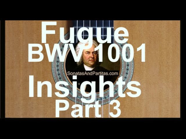 J.S.  Bach Fugue BWV 1001, Tutorial Part 3 | Heather DeRome