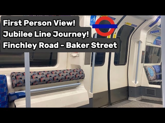 *FIRST TIME* London Underground First Person Journey - Finchley Road to Baker Street