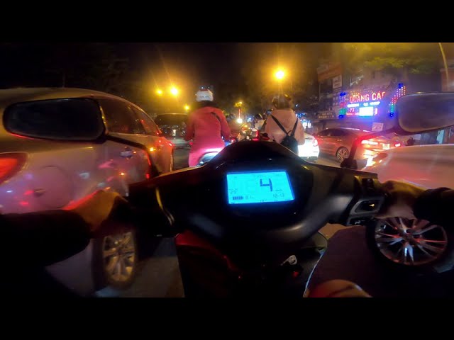 Driving in Vietnam Rush Hour Traffic | Tây Hồ - Hà Đông