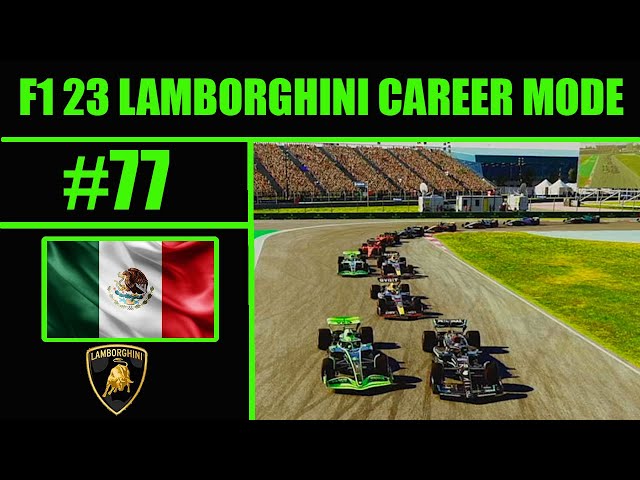 Playing the team game F1 23 my team career mode part 77 Mexico