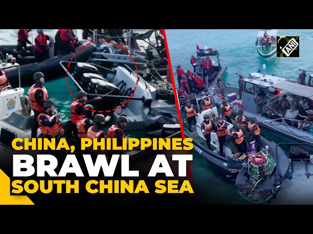 Watch! China, Philippines brawl at South China Sea; US calls it China’s ‘provocative behaviour’