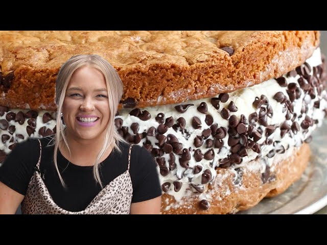 Here's How Alix Makes Her Giant Cookie Ice Cream Sandwich • Tasty