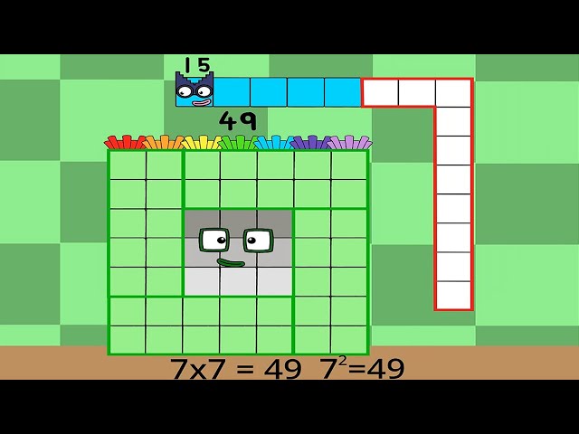 Numberblocks Season 5: Square Numbers Animation