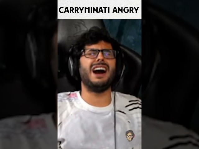 Carryminati Angry On This Game...😱#carryminati #shorts #carryislive