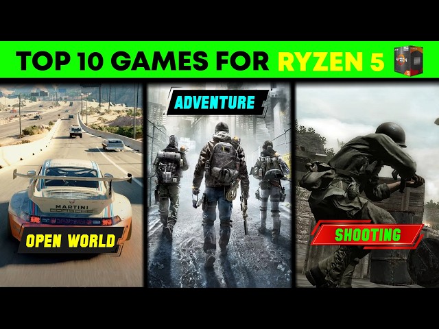 If You Find Games For AMD Ryzen 5 Watch This Video Till The End | You Must Try These Games