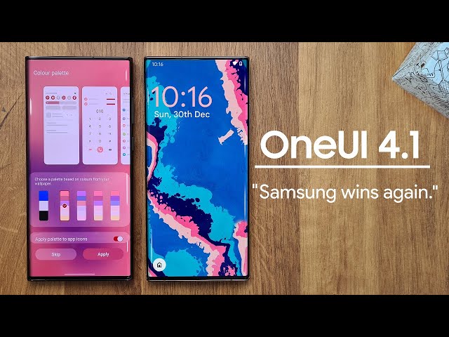 Samsung OneUI 4.1 (Android 12) OFFICIAL REVIEW!