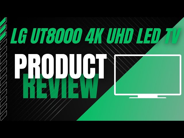 LG UT8000 4K UHD LED LCD TV REVIEW - Best TV for You?