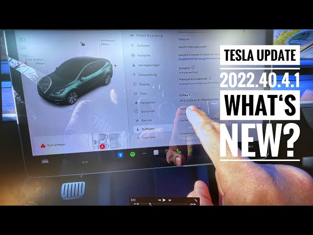 Tesla Update 2022.40.4.1 - Was ist neu ?