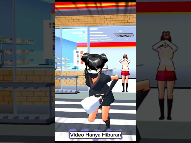Policeman Menangkap Pencuri Girl | Sakura School Simulator #viral #shorts #trending