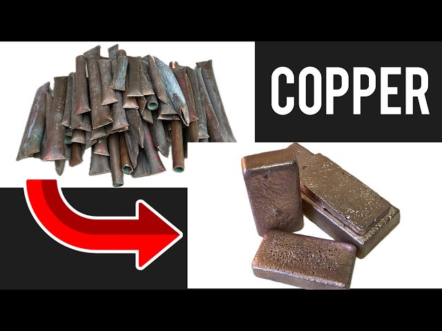 Melting Copper Pipes | Ingot for Easy Storage