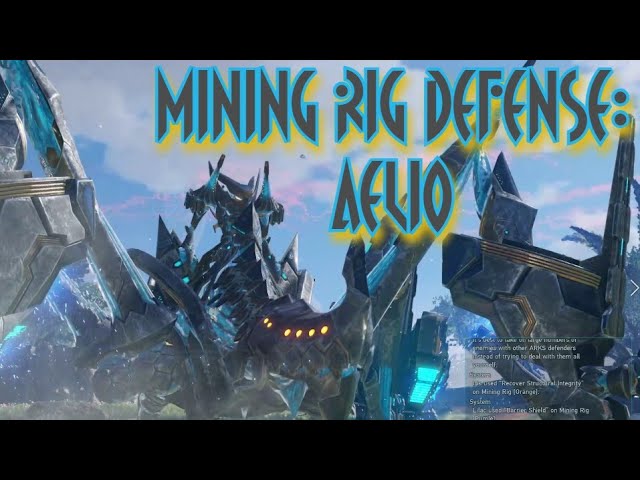 Mining Rig Defense: Aelio - Phantasy Star Online 2: New Genesis [PC]