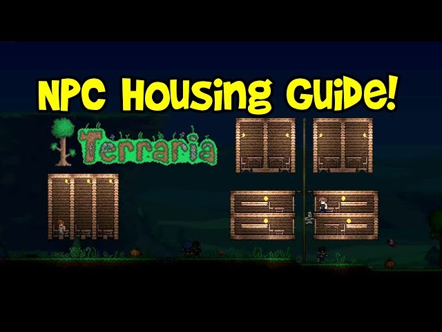 Terraria NPC House Design Tutorial (Ideas Guide & Requirements, Compact Hotel/Village Tips)