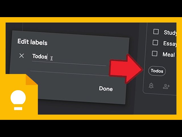 Google Keep Tutorial: Categorising Notes with Labels