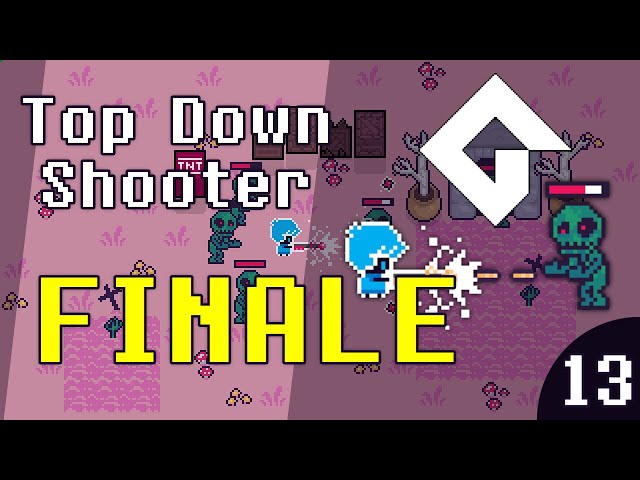 How to Make a Top Down Shooter in GMS2! (FINALE Part 13 : Animated VFX, Hit Screen, and Polish)