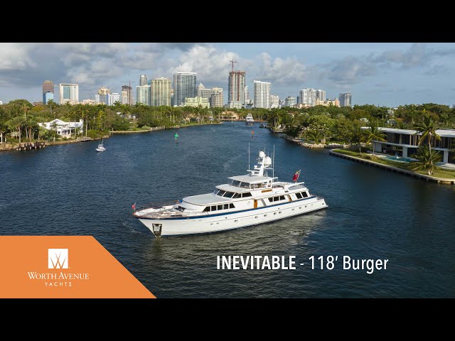 118' (35.97) Burger Yacht INEVITABLE