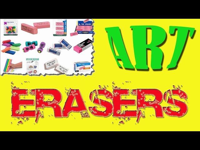ART ERASERS that every artist should know about | Do's and Don'ts